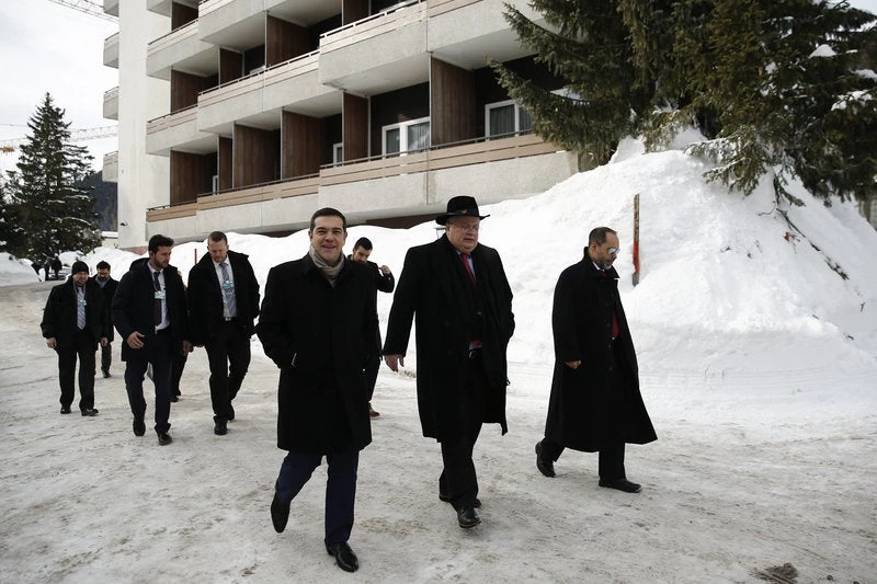  Οι επαφές Τσίπρα στο Νταβός -Συναντήσεις με Ράμα, Χαν, Γκουρία, Μοσκοβισί και Λαγκάρντ (εικόνες)